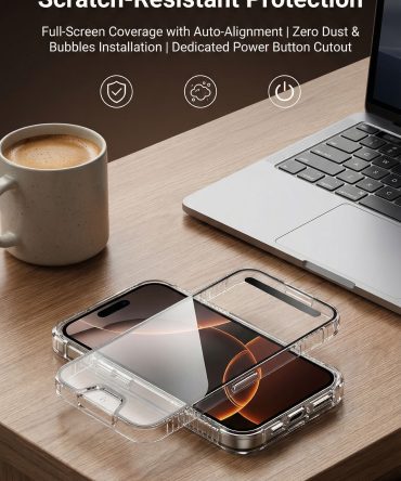 Auto-Align Tempered Glass Screen Protector