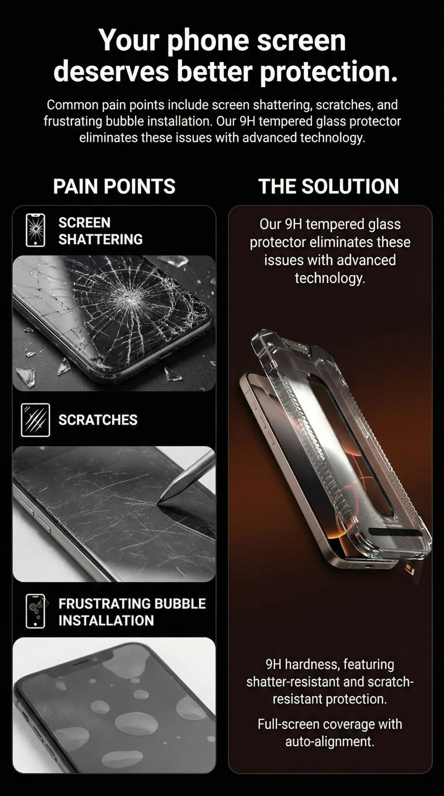 Auto-Align Tempered Glass Screen Protector - Image 3