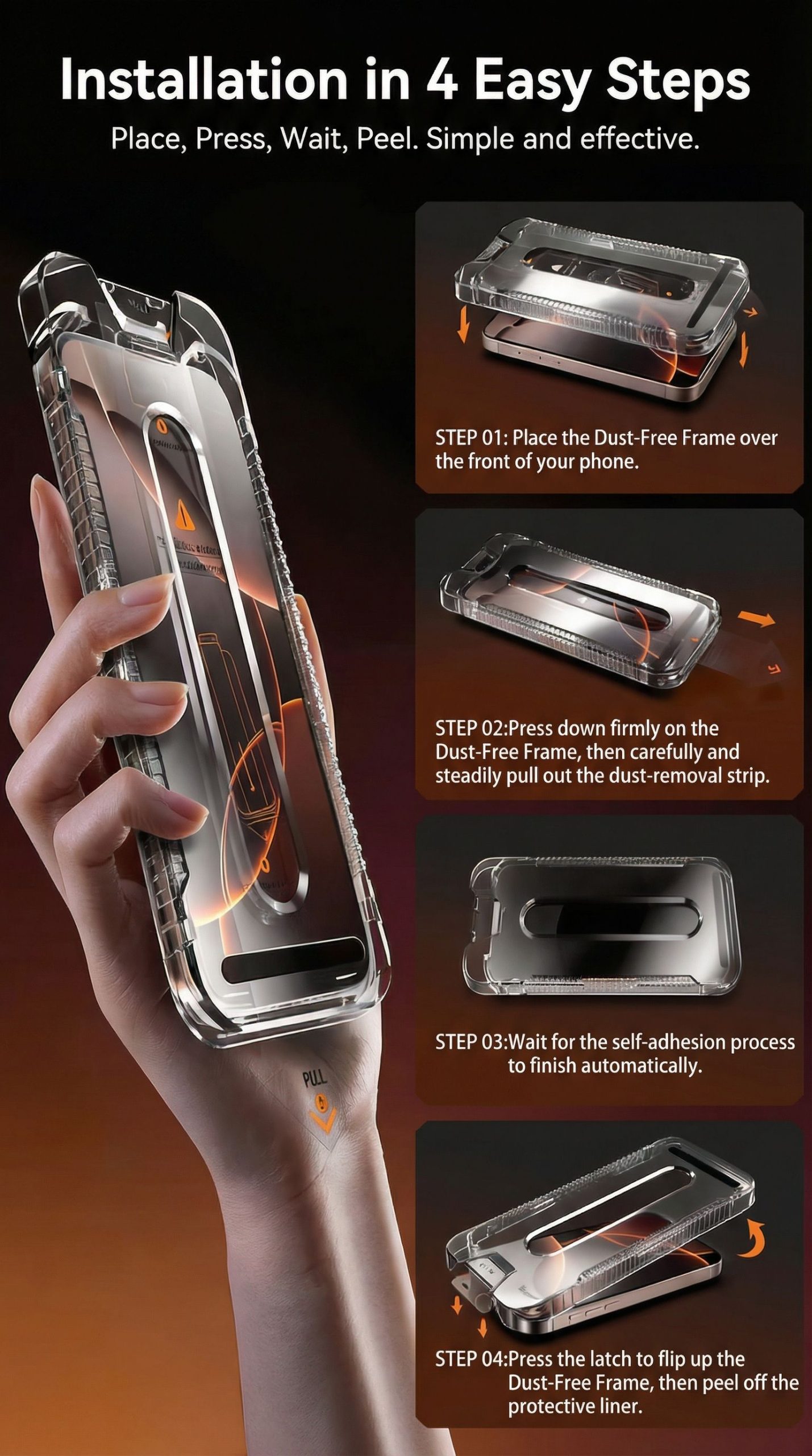 Auto-Align Tempered Glass Screen Protector - Image 6