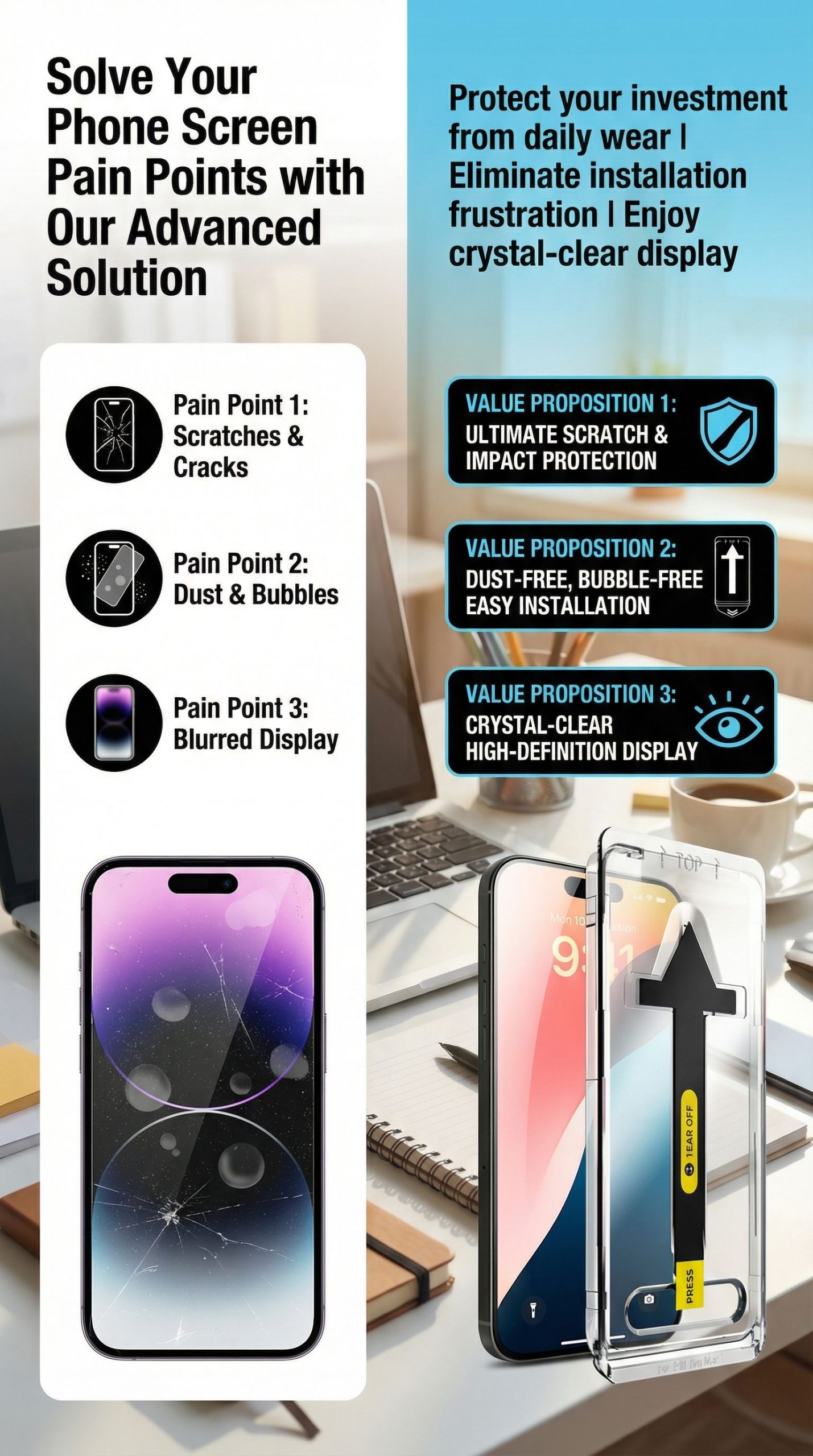 Auto-Align Tempered Glass Screen Protector - Image 7