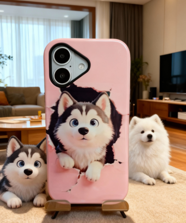 3 in 1 PBT + TPU Overmolding Magnetic Creative Design Phone Case