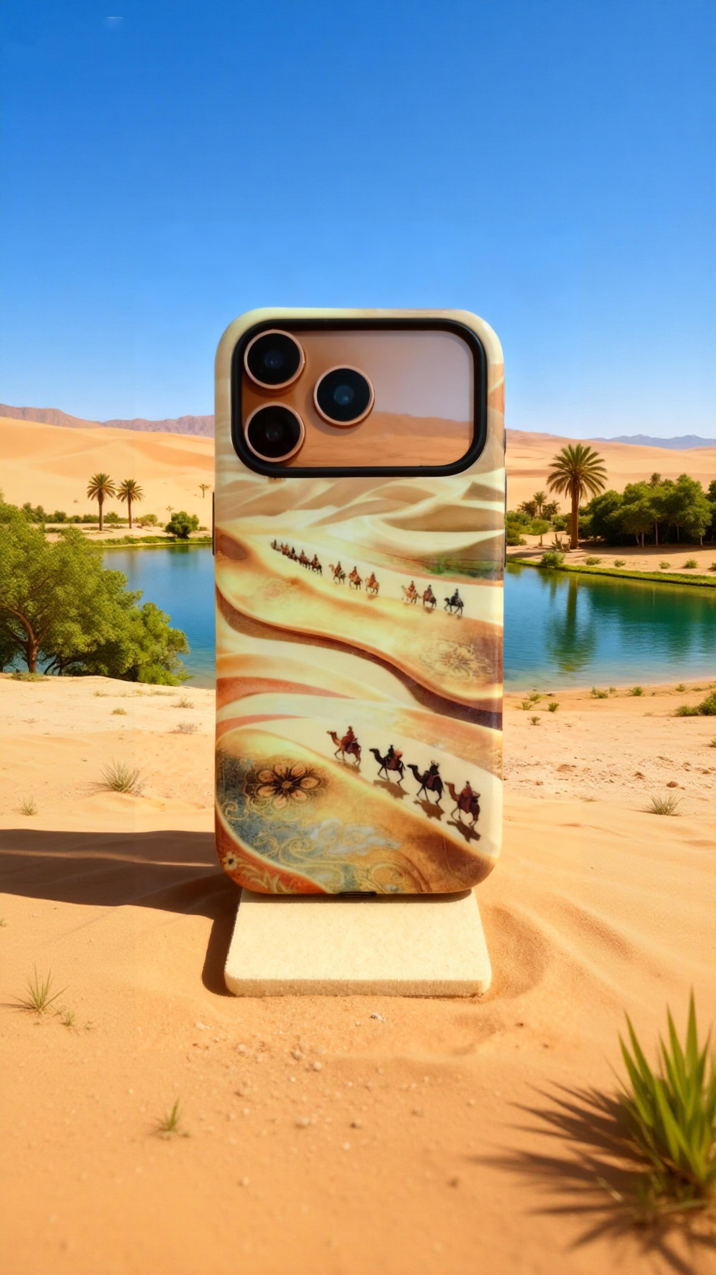 3 in 1 PBT + TPU Overmolding Magnetic Creative Design Phone Case-Travel - Image 3