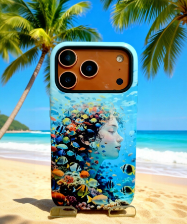 Iphone17-Pro，3 in 1 PBT + TPU Overmolding Magnetic Creative Design Phone Case